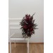 Purple, Burgundy & Gold Aisle Flowers – Elegant Faux Wedding Decor