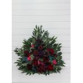 Purple, Teal, Red & Magenta Standing Flowers – Jewel-Tone Faux Wedding Decorations