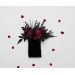 Burgundy, Purple & Black Boutonniere Set – Gothic Wedding Buttonholes