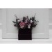 Purple, Lilac & White Pocket Boutonniere – Elegant Faux Floral Accessory