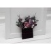 Purple, Lilac & White Pocket Boutonniere – Elegant Faux Floral Accessory