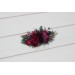 Jewel-Tone Flower Comb – Emerald, Purple, Magenta & Teal Wedding Hair Accessory