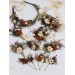 Vintage Rustic Wedding Boutonnieres – Earthy Faux Floral Accessories for Groom