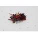 Burgundy, Purple & Rust Flower Combs – Faux Floral Wedding Hair Accessories
