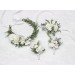 White Winter Wedding Boutonnieres – Elegant Faux Floral Accessories