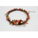 Rust, Brown, Red & Ivory Flower Crown with Berries – Autumn Wedding Hair Wreath