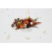Rust, Brown, Red & Ivory Flower Combs with Berries – Fall Wedding Hair Accessories