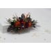 Burgundy, Rust, Purple & Black Flower Combs – Moody Bridal Hair Accessories