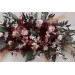 Flower Arch Arrangement in Burgundy, Dusty Rose & Blush Pink | Faux Floral Archway for Wedding