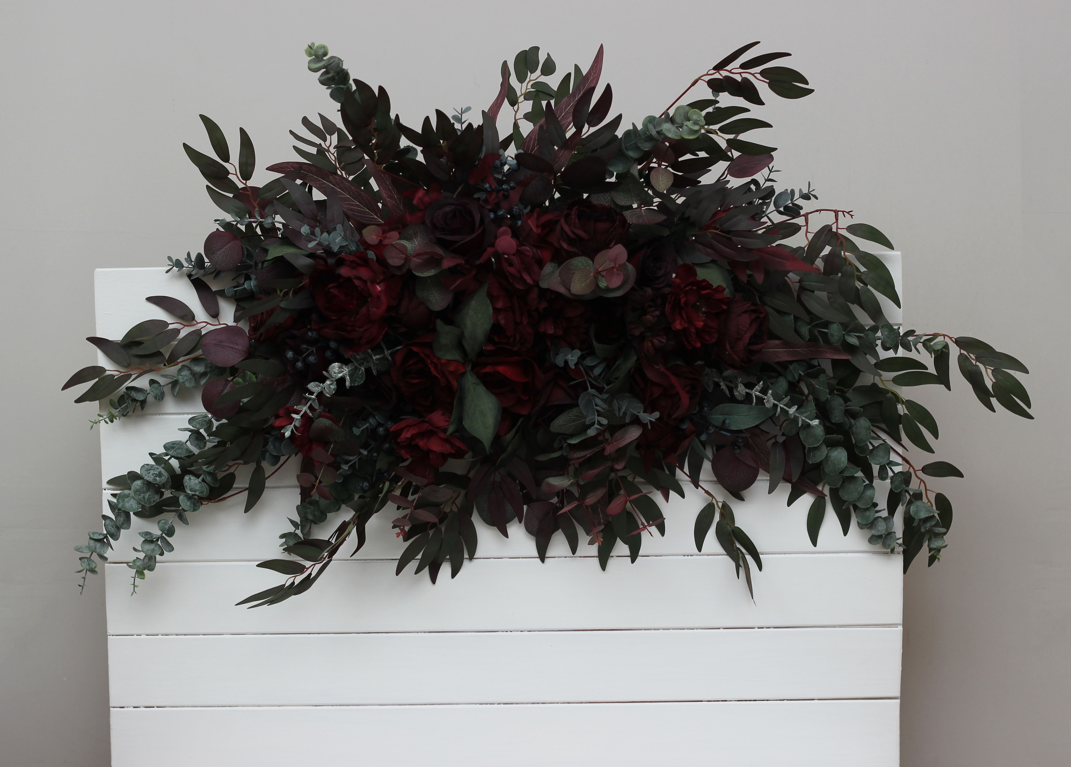 Burgundy bridal bouquet