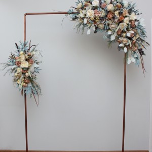  Flower arch arrangement in champagne ivory colors.  Arbor flowers. Floral archway. Faux flowers for wedding arch. 5044