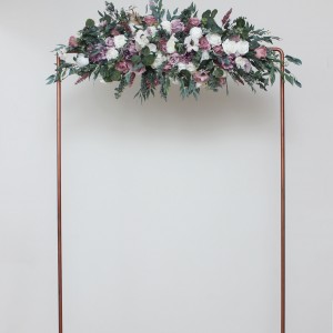  Flower arch arrangement in lilac white mauve colors.  Arbor flowers. Floral archway. Faux flowers for wedding arch. 5059-2