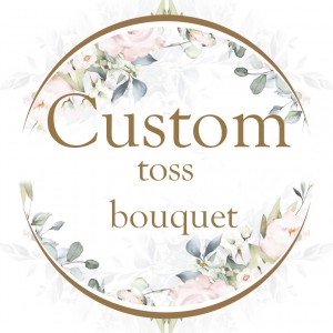 Custom toss bouquet